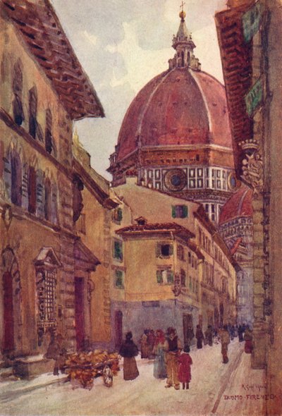 Via Dei Servi, c1905 tekijältä Robert Charles Goff