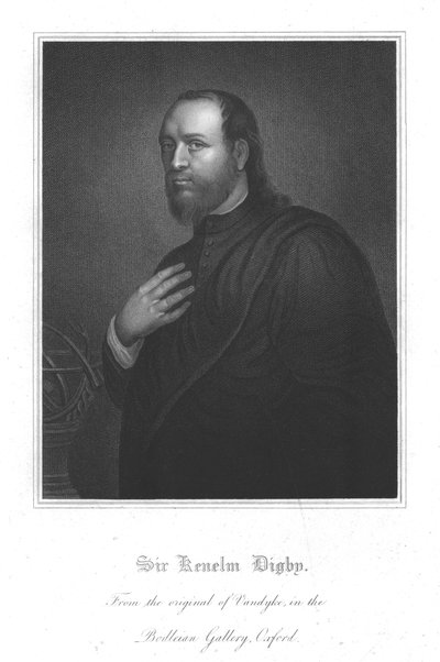 Sir Kenelm Digby, 1815-1820 tekijältä Robert Cooper