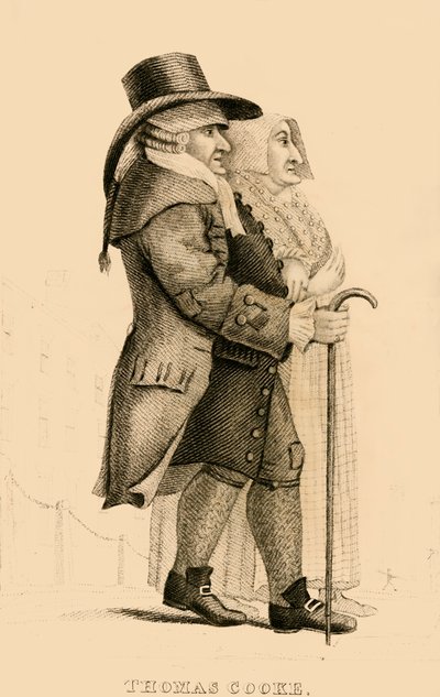 Thomas Cooke, pahamaineinen Islington Miser, 1822. tekijältä Robert Cooper