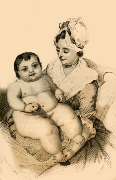 Thomas Hills Everett, 11 kuukauden ikäinen, 1822. tekijältä Robert Cooper