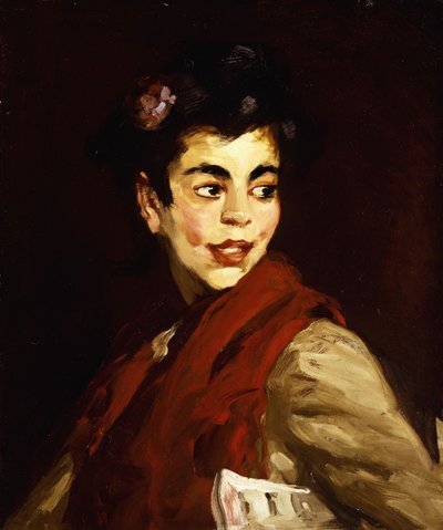 Newsgirl - Madrid, 1908 tekijältä Robert Cozad Henri