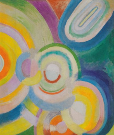 Värilliset levyt, 1913. tekijältä Robert Delaunay