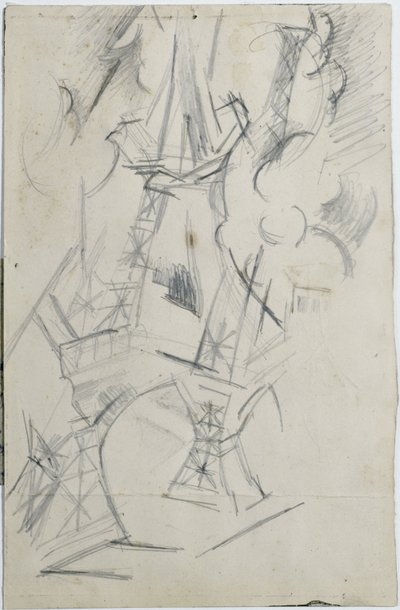 Eiffel torni tekijältä Robert Delaunay