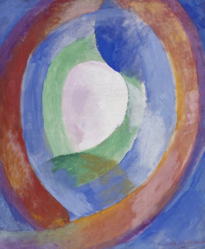 Pyöreät muodot, kuu nro. 1 tekijältä Robert Delaunay