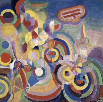 Kunnioitus Blériotille tekijältä Robert Delaunay