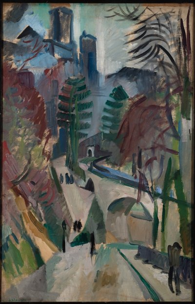 Laonin maisema tekijältä Robert Delaunay