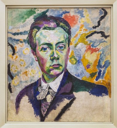 Omakuva - Delaunay Robert (1885-1941) - Talvi 1905-1906 - Korkeus: 0,54 m - Pituus: 0,46 m - Pariisi, Pompidou-keskus - Musee national d