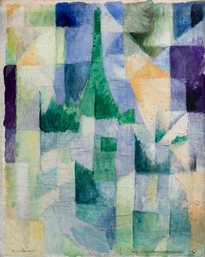 Samanaikaiset ikkunat nro 2,1912 (Öljy kankaalle) tekijältä Robert Delaunay