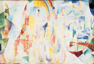 Pariisin kaupunki tekijältä Robert Delaunay