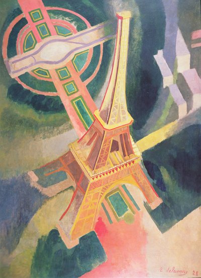 Eiffel-torni tekijältä Robert Delaunay