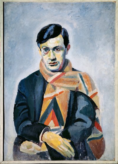 Tristan Tzara (öljy kankaalle) tekijältä Robert Delaunay