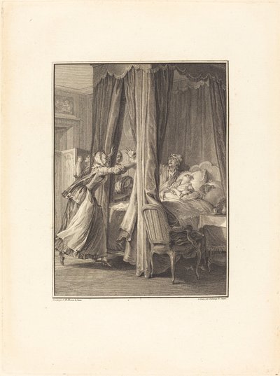 Julien kuolema tekijältä Robert Delaunay after Jean Michel Moreau