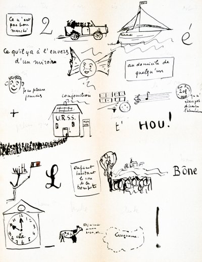Rebus: Hou!, 1920-1945 tekijältä Robert Desnos