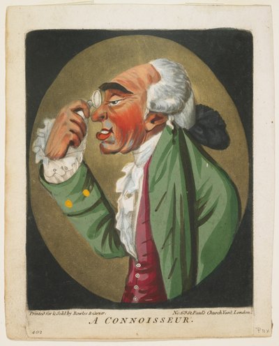 Tuntija, kirjasta Päiden kirja, 1795 tekijältä Robert Dighton