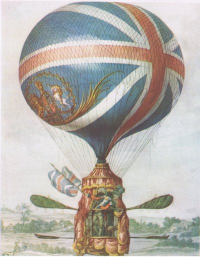 Lunardis Balloon, brittiläisestä seikkailusta, jonka on julkaissut Collins, 1947. tekijältä Robert Dighton