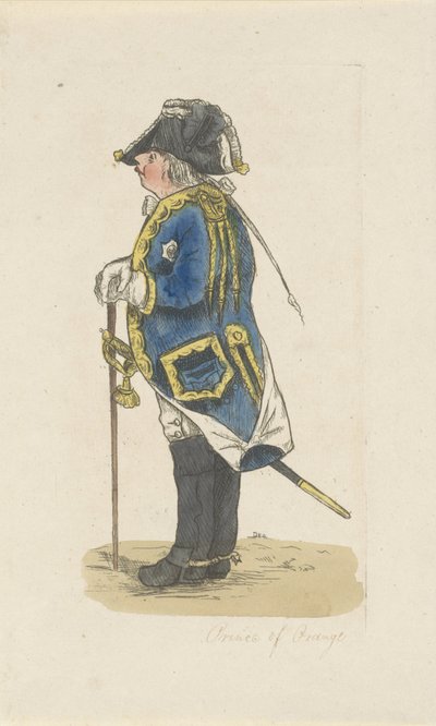 Orange-Nassaun prinssin William V:n muotokuva tekijältä Robert Dighton
