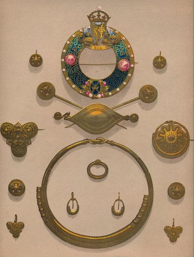 Kultaiset koristeet ja rintakoru, 1863. tekijältä Robert Dudley