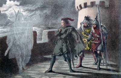 Hamlet näkee isänsä kummittelevan Elsinoren linnan linnoituksissa tekijältä Robert Dudley