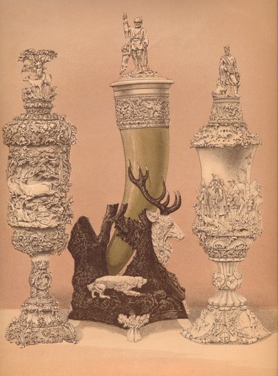 Norsunluun kaiverrukset, 1893. tekijältä Robert Dudley