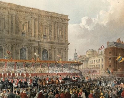 Pyhän Paavalin katedraali, 7. maaliskuuta 1863 (kaiverrus). tekijältä Robert Dudley