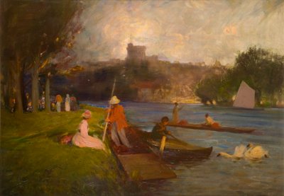 Thames Windsorissa (öljy aluksella) tekijältä Robert Ernest McEune