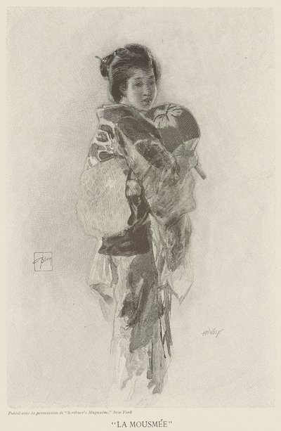 La Mousmee, kuvitus "Scribner