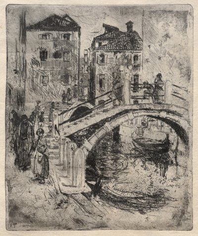 Venetsialainen kanava ja sillat, 1886. tekijältä Robert Frederick Blum