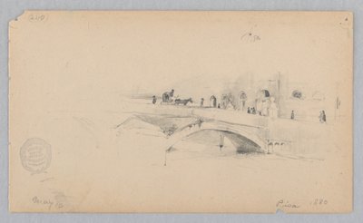 Näkymä Pisaan, Italiaan tekijältä Robert Frederick Blum