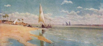 Tuulinen päivä Ayatissa, 1880, 1904 tekijältä Robert George Talbot Kelly