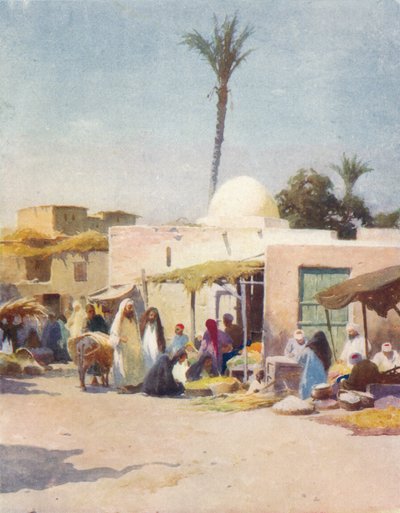 Corner in the Market-Place, c1880, 1904 tekijältä Robert George Talbot Kelly