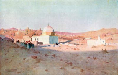 Cuficin hautausmaa, Assuan (värilitro) tekijältä Robert George Talbot Kelly