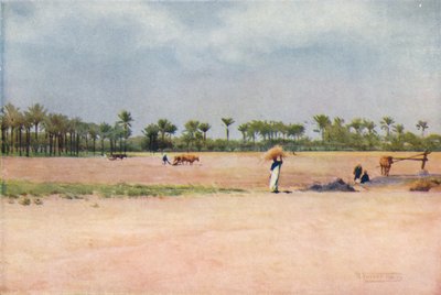 Esbet-El-Ekiad - Goshenin maa, c1880, 1904 tekijältä Robert George Talbot Kelly