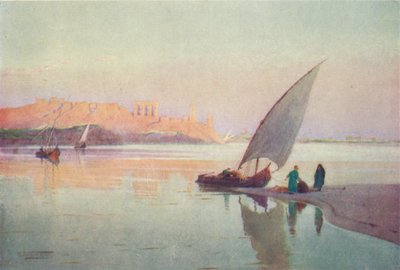 Kom Ombos, c1880, 1904 tekijältä Robert George Talbot Kelly