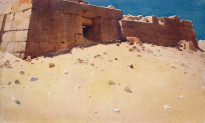 Mastaba toisen pyramidin alla, c1880, 1904 tekijältä Robert George Talbot Kelly