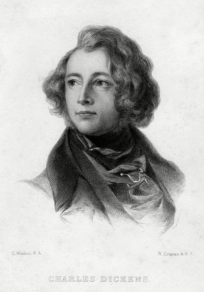Charles Dickens, englantilainen kirjailija, 1870-luku tekijältä Robert Graves