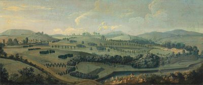 Näkymä Gisburne Parkiin, Yorkshireen ja puistoon tekijältä Robert Griffier