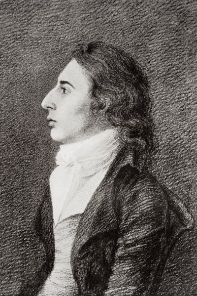 Robert Southey (1774-1843) E.V.:n teoksesta "The Life of Charles Lamb, Volume I". Lucas, julkaistu 1905 tekijältä Robert Hancock
