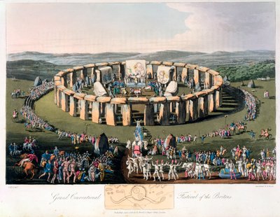 "Brittien suuri perinteinen festivaali", 1815 tekijältä Robert Havell