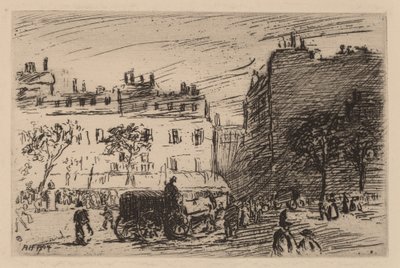 Pariisin katukuvaus tekijältä Robert Henri