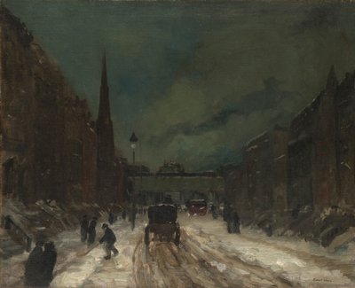 Street Scene with Snow (57th Street, NYC.) tekijältä Robert Henri