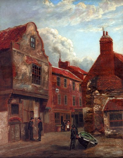 Old Shields, Wapping Street ja Union Lane, 1896 tekijältä Robert Hodge