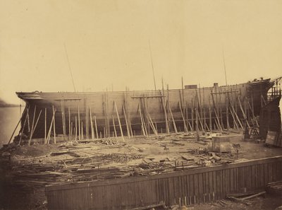 Aphrodita rakenteilla, n. 1857. tekijältä Robert Howlett
