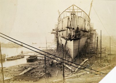 The Great Eastern, 1857 (albumiprintti) tekijältä Robert Howlett