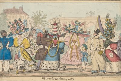 Vuoden 1827 hirviöt tekijältä Robert Isaac Cruikshank