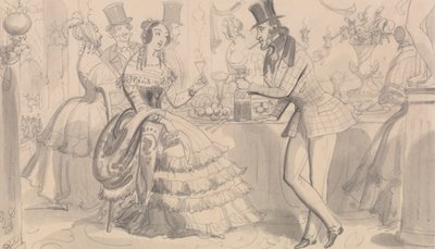 Julkinen virkistys korkeassa seurassa tekijältä Robert Isaac Cruikshank