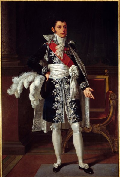 Rovigon herttuan (1774 - 1833) yleisen poliisiministerin Anne Jean Marie Rene Savaryn muotokuva. Robert Lefevren (1755-1830) maalaus tekijältä Robert Lefevre