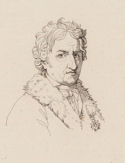 Muotokuva säveltäjä Pierre-Alexandre Monsignysta 1729-1817, n. 1810. tekijältä Robert Lefevre