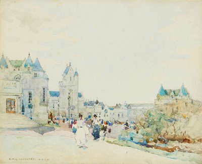 Promenade (akvarelli) tekijältä Robert McGowan Coventry