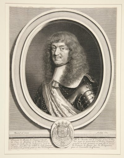 Francois de Bonne, Le Mar?chal de Cr?qui, duc de Lesdigui?res (Cr?quin marsalkka, Lesdigui?resin herttua) (1624-1687) tekijältä Robert Nanteuil