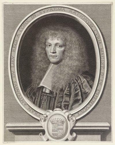 Françoise-Antoine Dulieu de Chenevoux, asiakkuuspäällikkö (rahoituksen maisteri) tekijältä Robert Nanteuil